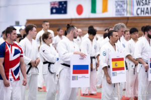 Competitors at the opening ceremony, 2nd WSAF Worlds - USA