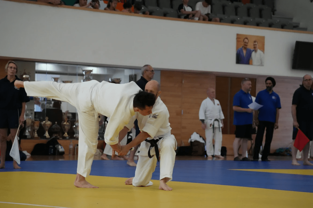 Senior Open Kata competitors at the 2022 1st WSAF European Championships