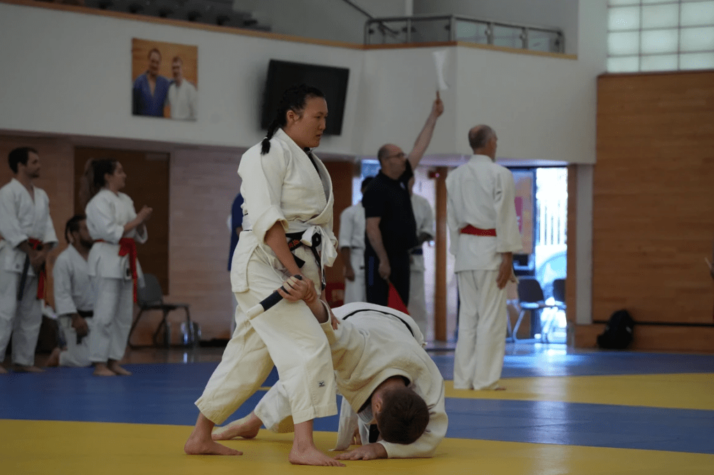 Senior Kata competitors at the 2022 1st WSAF European Championships