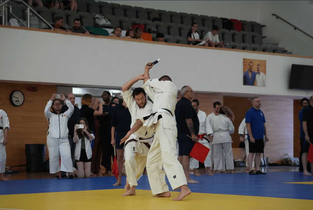 Senior Tanto Kata competitors at the 2022 1st WSAF European Championships